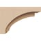 Ekena Millwork 3"W x 9"D x 6"H Classic Rivera Rough Cedar Woodgrain TimberThane Corbel, Primed Tan CORUR03X09X06RIVRCPR - alternate 2